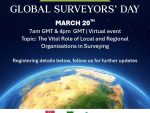 Globalny Dzień Geodetów 2026, 20 marca 2026&nbsp;r.