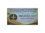 Nowy Prezes SGP wybrany na&nbsp;XLI Walnym Zebraniu Delegatów Stowarzyszenia Geodetów Polskich