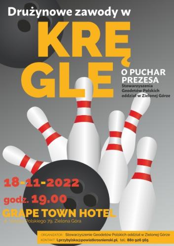 I Druzynowe Zawody w Kregle Zielona Gora 20221118 3